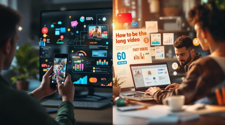 So sánh các nền tảng kiếm tiền từ AI tạo video (Thấp)